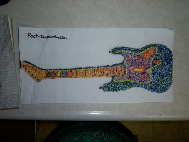 Post-expressionism Guitar hero guitar post expressionism style by Munfurawa on DeviantArt