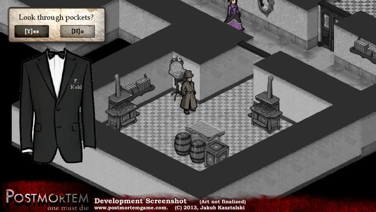 Post Mortem (video game) Postmortem one must die indie game questioning your morality