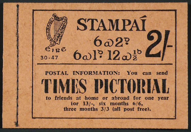 Postage stamp booklet