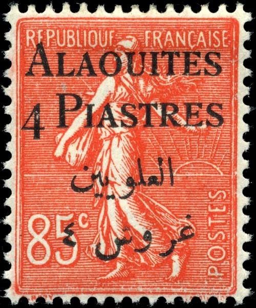 Postage stamps and postal history of Alawite State