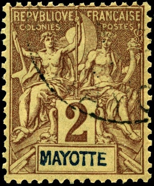 Postage stamps and postal history of Mayotte