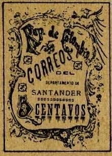 Postage stamps and postal history of Santander
