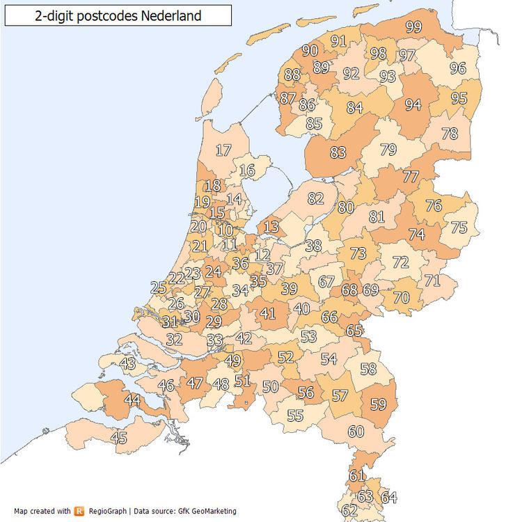 Postal codes in the Netherlands