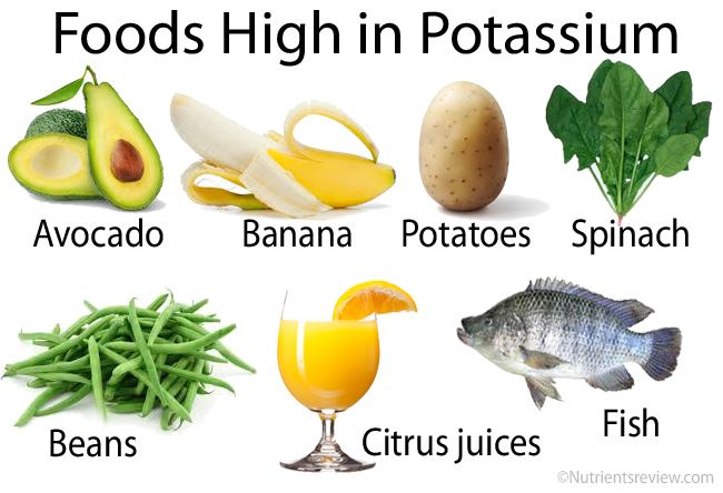 Potassium How much potassium is good for you HighLow Potassium Foods Lists