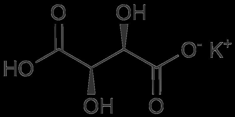 Potassium bitartrate FilePotassium bitartratesvg Wikimedia Commons