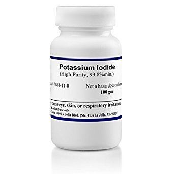 Potassium iodide Potassium Iodide High Purity Crystals 998 min 100 grams