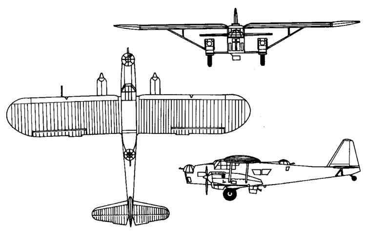 Potez 540 Potez 54 540542 bomber reconnaissance aircraft