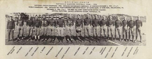 Pottsville Maroons The Pottsville Maroons Cheated Again and Again PHMC gt History