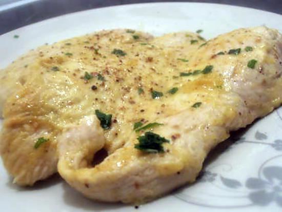 Poulet au fromage Recette d39Escalope de poulet au fromage blanc et curry recette dukan