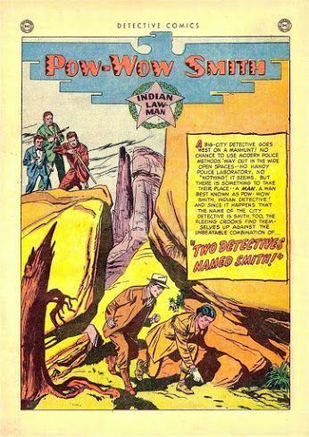 Pow Wow Smith PowWow Smith Indian Lawman page art by Leonard Starr from