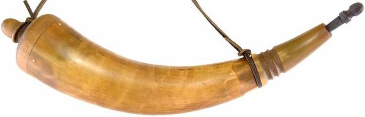 Powder horn New replica powder horns at popular prices Track of the Wolf