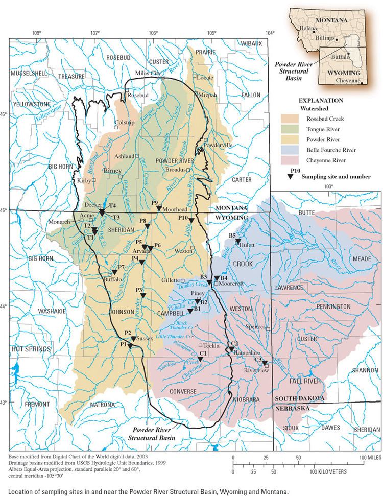 Powder River Basin Powder River Coal Basin Fossil Fuel Connections