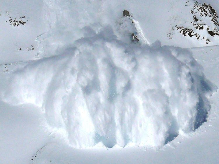 Powder snow avalanche
