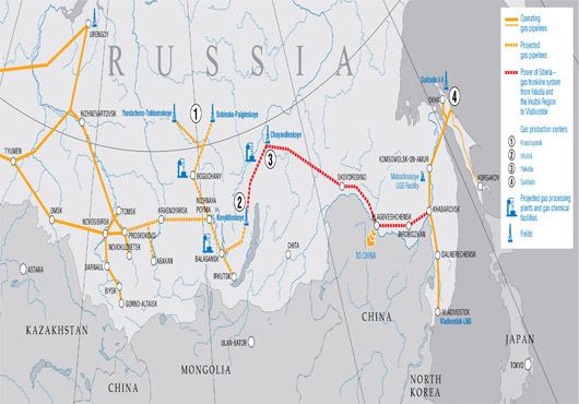 Power of Siberia Power of Siberia pipeline construction starts LNG World News
