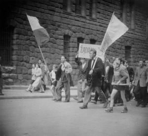 Poznań 1956 protests FilePozna 1956 protestsjpg Wikimedia Commons