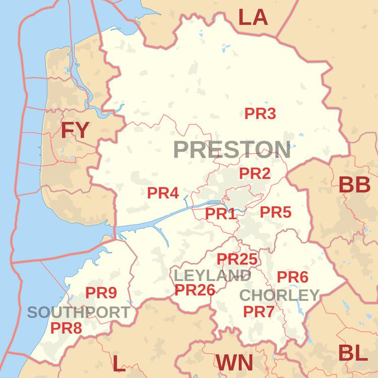 PR postcode area