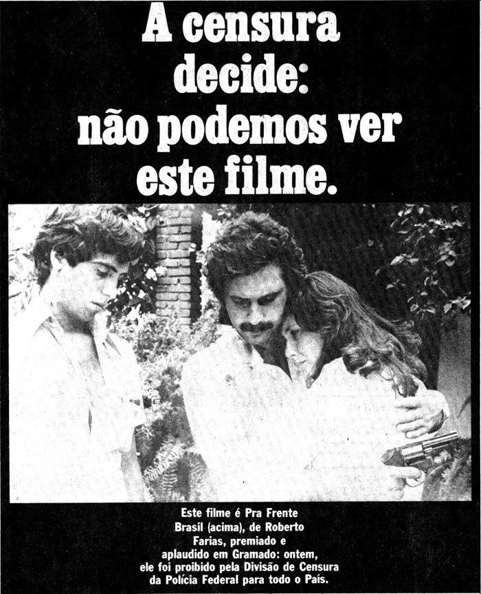 Pra Frente, Brasil Pra frente Brasil a polmica do cinema de 1982