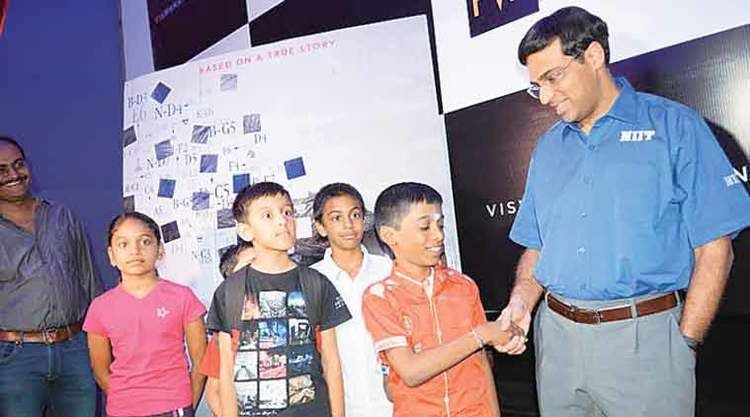 Rameshbabu Praggnanandhaa with Viswanathan Anand. Rameshbabu Praggnanandhaa  (born 10 August 2005) is an Indian chess player. A chess prodigy, he is  the, By Bangladesh IQ Olympiad