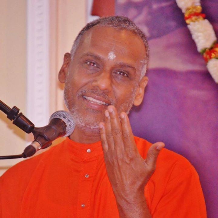 Prakashananda (Chinmaya Mission) Swami Prakashananda of Chinmaya Mission Trinidad and Tobago at