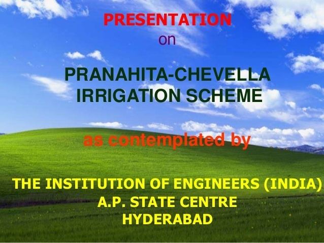 Pranahita Chevella lift irrigation scheme Pranahita Chevella lift Irrigation Project Proposal by Institute of