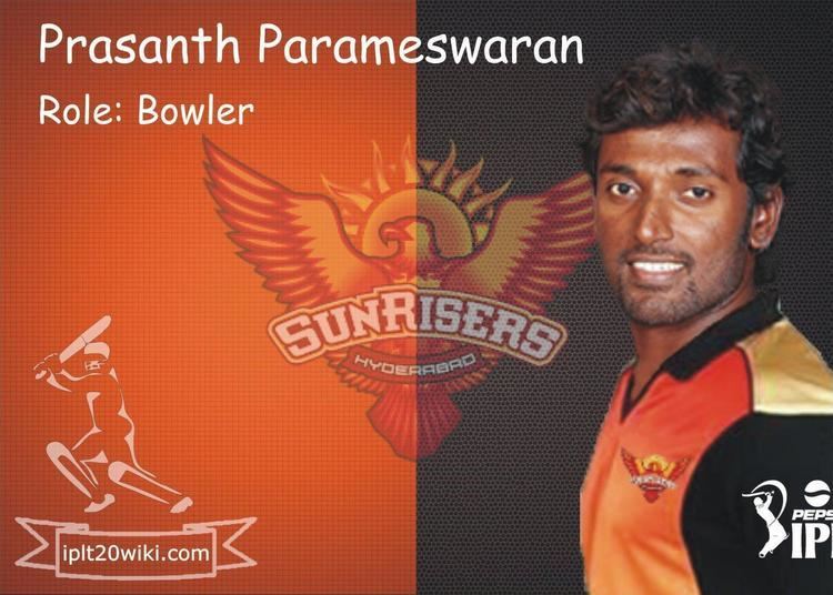 Prasanth Parameswaran Prasanth Parameswaran SunRisers Hyderabad SRH IPL