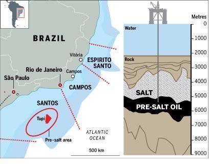 Pre-salt layer Brazil Saudi Aramco is interested in exploring in PreSalt layer