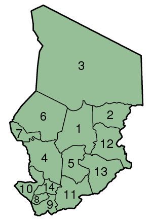 Prefectures of Chad