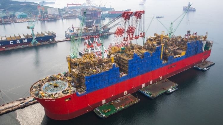 Prelude FLNG Fire breaks out at Prelude FLNG construction site Offshore Energy