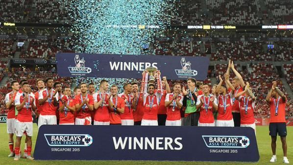 Premier League Asia Trophy Arsenal win Premier League Asia Trophy after defeating Everton