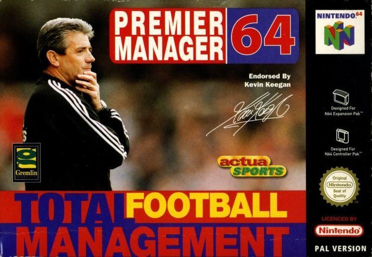 Premier Manager: Ninety Nine Premier Manager Ninety Nine 1999 Nintendo 64 box cover art MobyGames