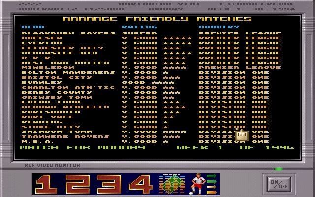Premier Manager (series) Download Premier manager 3 sports retro game Abandonware DOS