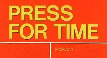 Press for Time Press for Time 1966