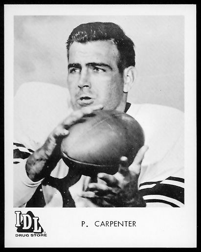 Preston Carpenter Preston Carpenter 1963 IDL Steelers 5 Vintage