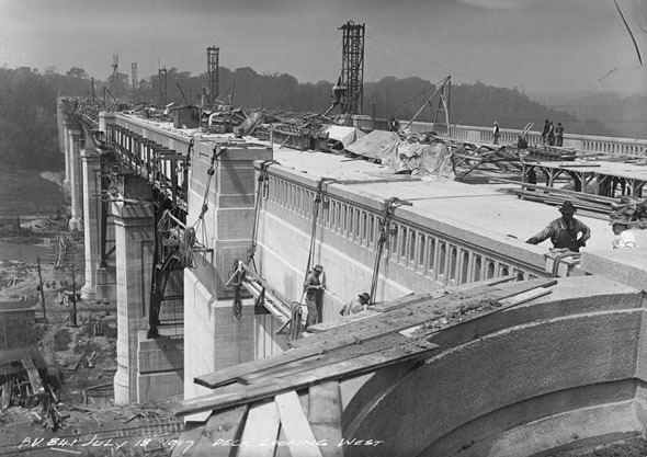 Prince Edward Viaduct The birth of the Bloor Viaduct