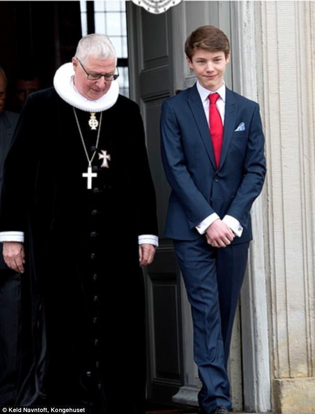 Prince Felix of Denmark Prince Felix of Denmark celebrates confirmation day Daily Mail Online