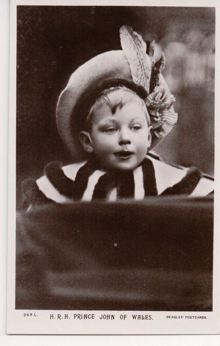 Prince John of the United Kingdom Vintage Postcard Prince John of the United Kingdom Son