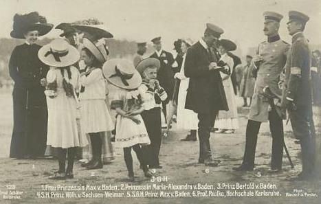 Prince Maximilian of Baden Prince Max of Baden with his family Princess Marie