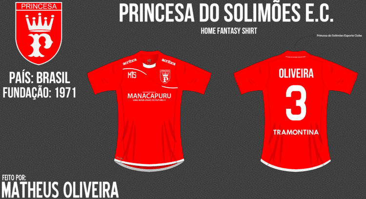 Princesa do Solimões Esporte Clube Matolli Kit Design 24 Princesa do Solimes Esporte Clube Srie