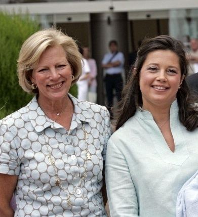 Princess Alexia of Greece and Denmark Queen AnneMarie of Greece and her oldest daughter Princess Alexia