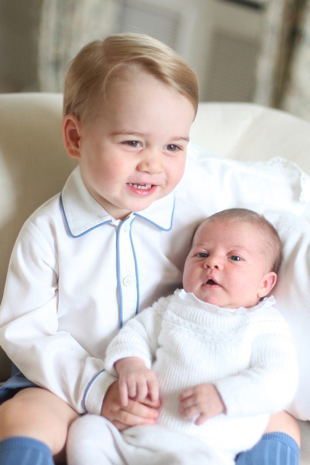 Princess Charlotte of Cambridge First public pictures of Princess Charlotte and Prince