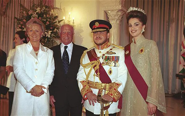 Princess Muna al-Hussein LieutenantColonel Tony Gardiner Telegraph