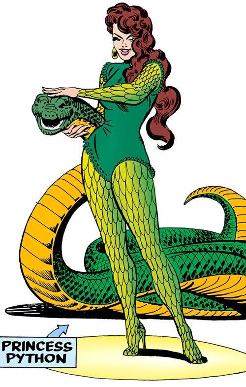 Princess Python Princess Python Marvel Comics Circus of Crime Character