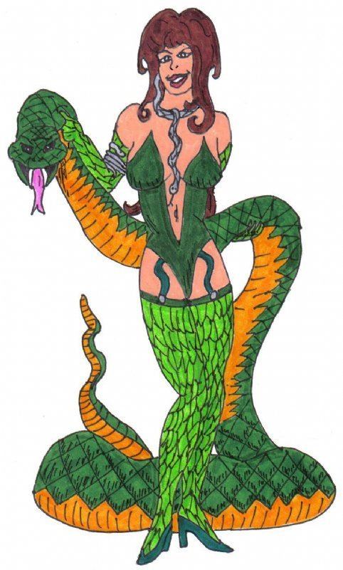 Princess Python Princess Python in Chris Vickers39s Marvel PinUps Comic Art Gallery