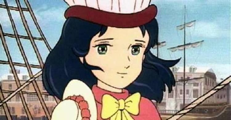 Sarah in a smiling face, the main character from the anime series Princess Sarah