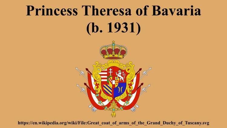 Princess Theresa of Bavaria (b. 1931) Princess Theresa of Bavaria b 1931 YouTube
