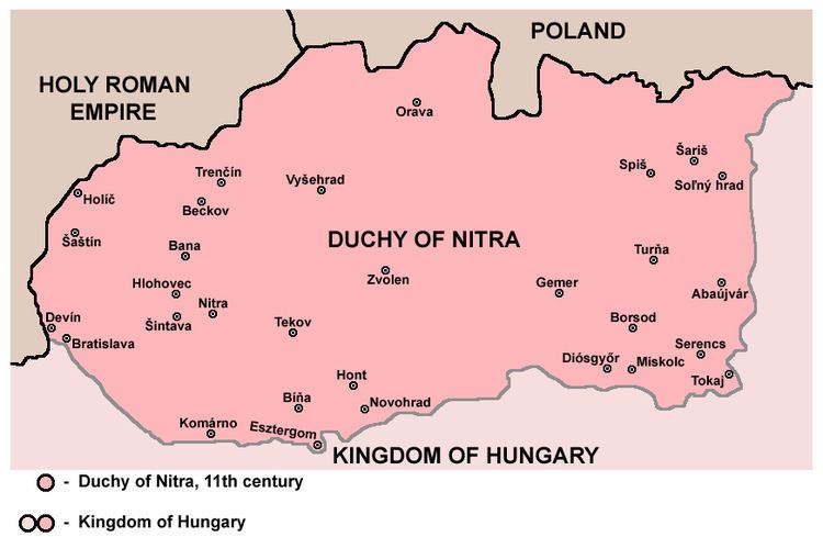 Principality of Nitra httpsuploadwikimediaorgwikipediacommons66