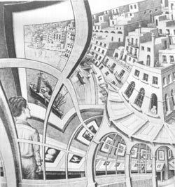 Print Gallery (M. C. Escher) Print Gallery Artists39 Market Original MC Escher woodcuts and