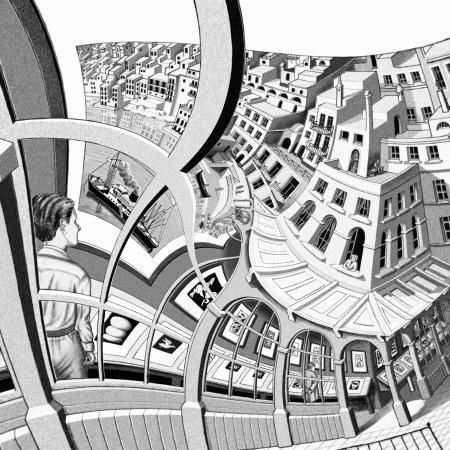 Print Gallery (M. C. Escher) MC Escher More MathematicsltbrgtThan Meets the Eye Impossible world
