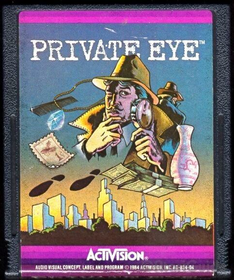 Private Eye (Atari 2600 video game) Weird and Rare Private Eye Atari 2600 Retro Games Collector