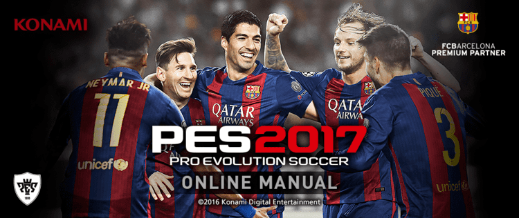 Pro Evolution Soccer 2017 PES2017Pro Evolution Soccer 2017 Online Manual